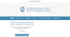 Desktop Screenshot of kernersvilleeyeassociates.com